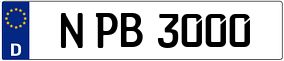 Truck License Plate